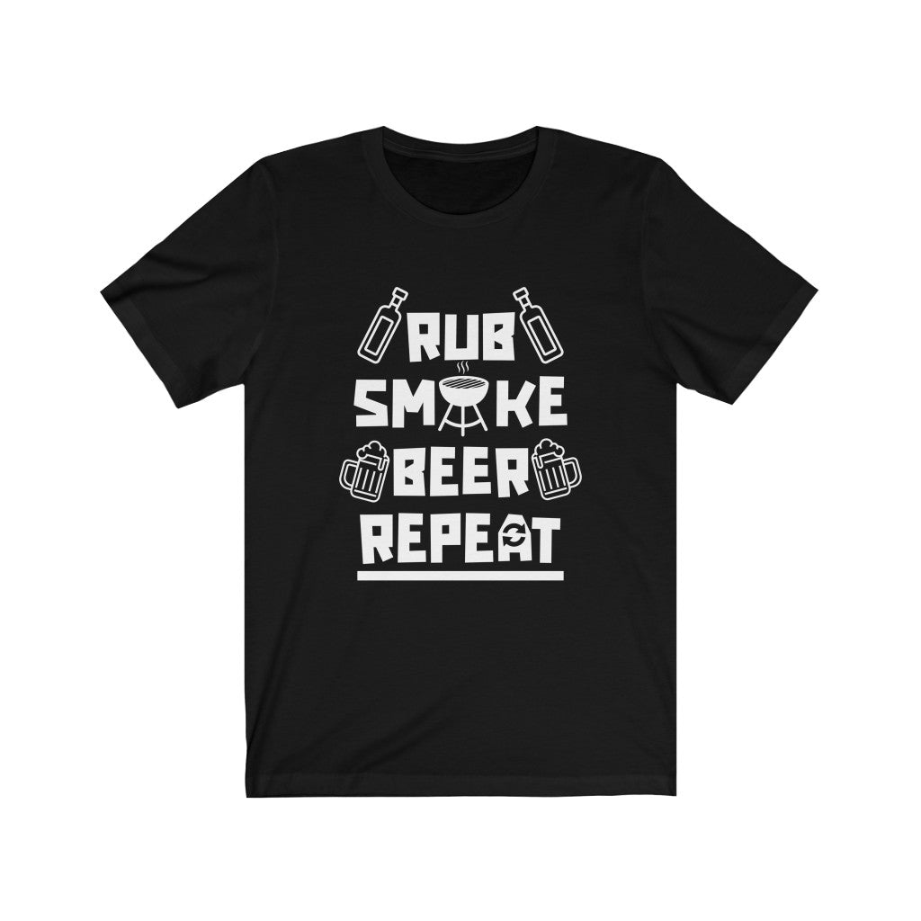 Rub Smoke Beer Repeat T-Shirt